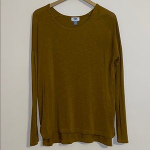 Old Navy Dijon mustard long sleeve tee